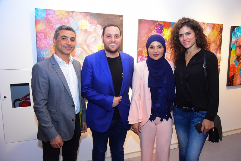 Conflicted Faces Exhibition by Fadwa Hamdan